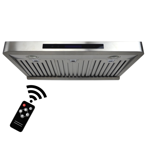 Hotte de cuisinière de 30 po 900 pi3/min de ROXON - Hotte de cuisine - Acier inoxydable