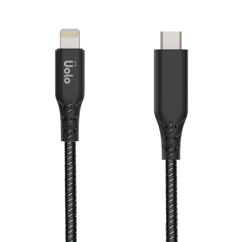 Uolo Link 2m Braided USB C to Lightning Cable [MFI Apple Certified] for Charge & Sync - Apple PD Charging Cable