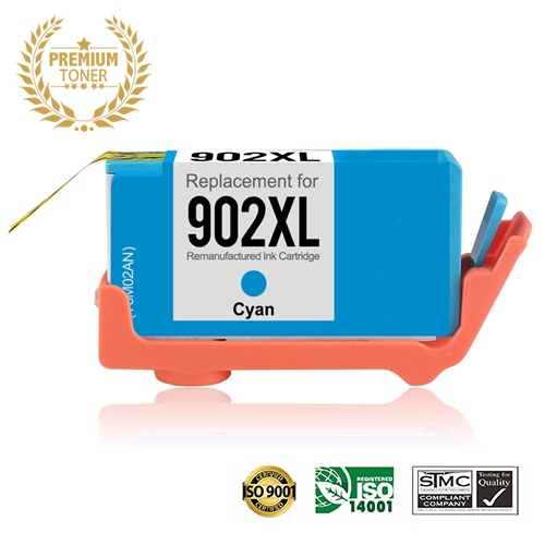 ULTRA TONER  New HP 902Xl C Inkjet Cartridge Online Only In Cyan