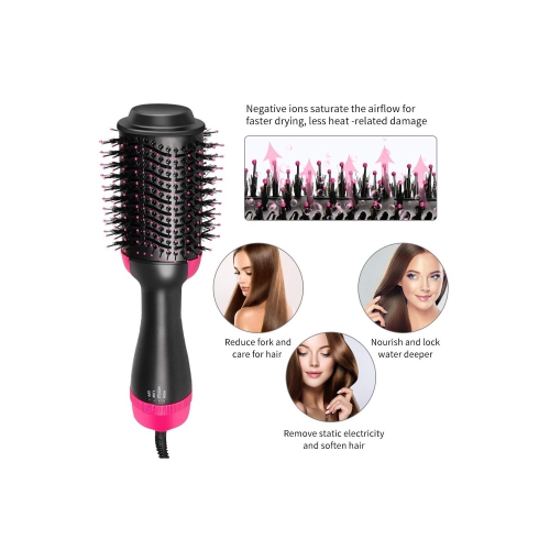Hair Dryer Brush Hair Curler Hair Straightener Ionic Hair BrushOne Step 4-in-1 Modeling tool