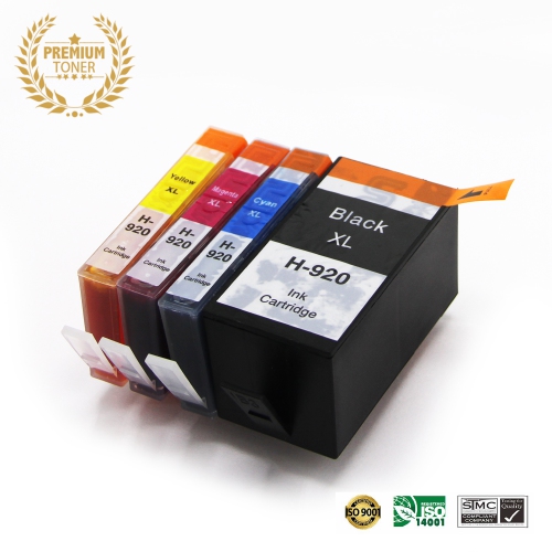 ULTRA TONER  4 Colors Combo - HP 920Xl Bk/c/m/y Inkjet Cartridge Online Only