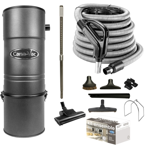 CanaVac CV687 Central Vacuum Reliable FLOWTHRU MOTOR Up To 6,000 Sq