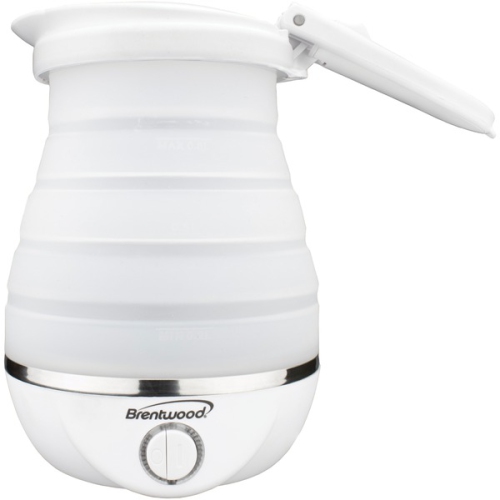 Brentwood 0.8L Collapsible Travel Kettle, White