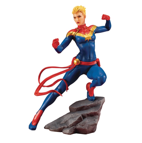 Marvel Comics Avengers Series 8 Inch Statue Figure ARTFX+ - Captain Marvel