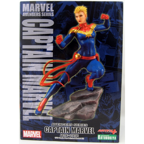 Marvel Comics Avengers Series 8 Inch Statue Figure ARTFX+ - Captain Marvel