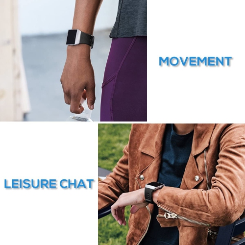 navor Fitbit Ionic Bands Women Men Large, Replacement Strap Sport Accessory Wristband Original Design for Fitbit Ionic Smart Watch