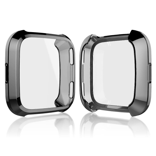 Fitbit Versa Screen Protective Case,TPU Plated All-Around Protective case)