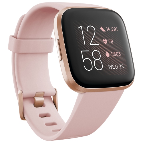 Fitbit Versa 2 40mm Smartwatch with Amazon Alexa & Heart Rate Tracking - Petal