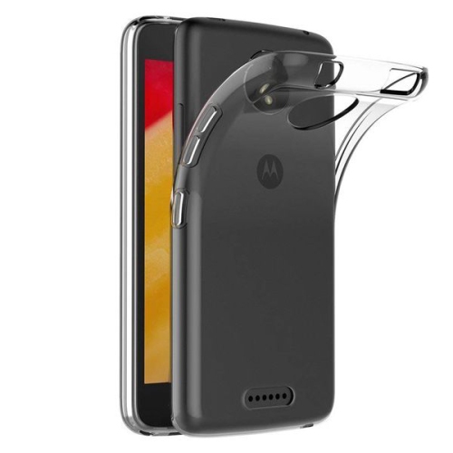 【CSmart】 Ultra Thin Soft TPU Silicone Jelly Bumper Back Cover Case for Motorola Moto G7 Power, Transparent Clear