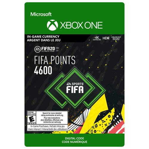 FIFA 20 4600 Ultimate Team FIFA Points - Digital Download