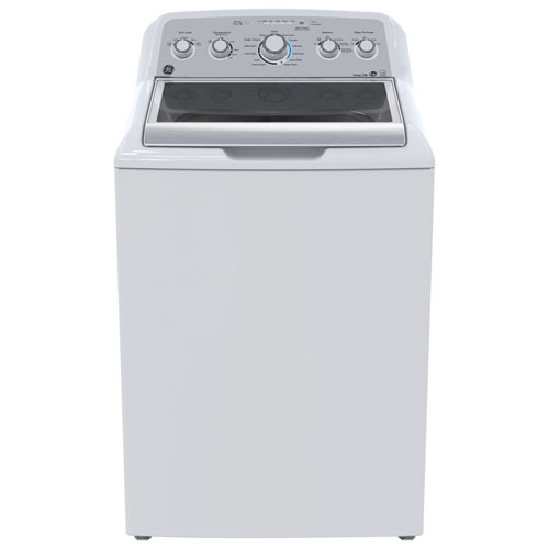 GE 5.0 Cu. Ft. High Efficiency Top Load Washer - White