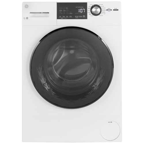 GE 2.8 Cu. Ft. Front Load Steam Washer - White