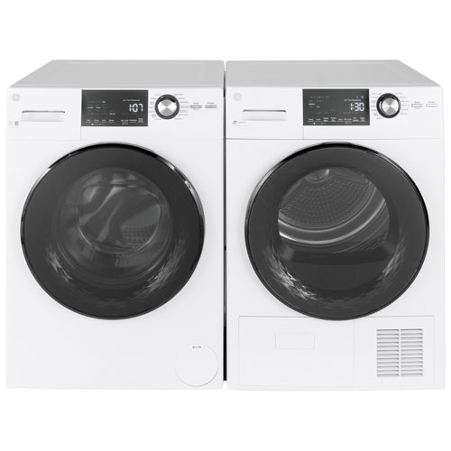 GE 2.8 Cu. Ft. Front Load Steam Washer - White
