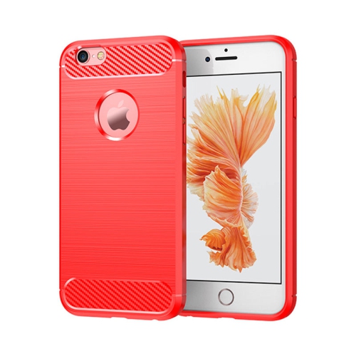 Étui en métal brossé rouge PANDACO pour iPhone 6 ou iPhone 6S