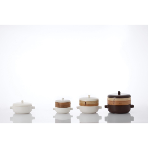 JIA Inc. Steamer Set, Steamer Pot & 1 Basket, 18cm White