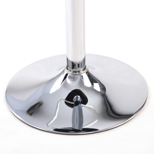 Duramex Set of 2 Black Height Adjustable PU Leather Hydraulic Lift Counter Bar Stool Dining Chair