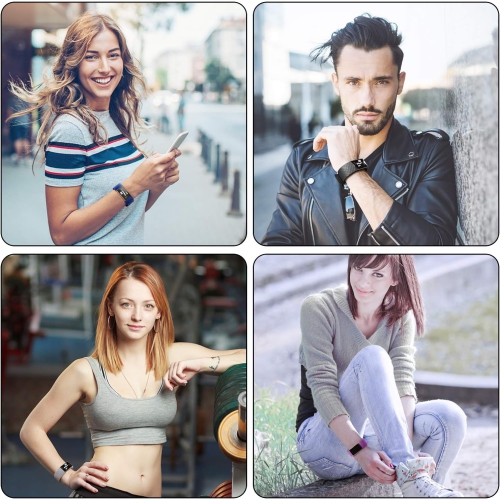 Fitbit Charge 3,Classic & Special Edition Replacement Fitness Sport Wristband Compatible for Charge 3 and Charge 3 SE, Large