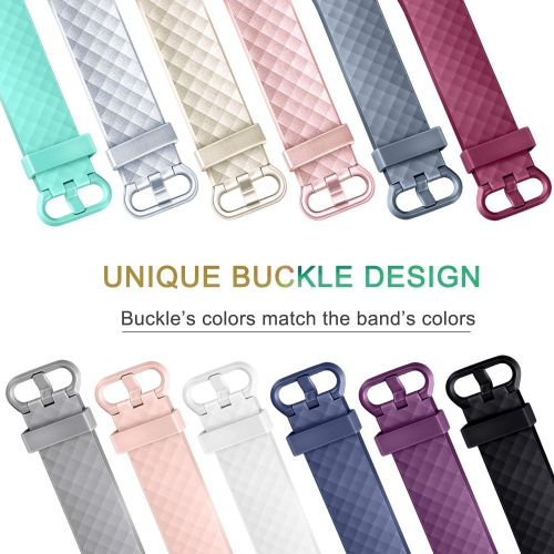 navor Fitbit Charge 3 / Charge 3 SE /Charge 4 Bands, Classic Soft Replacement Wristband Sport Strap (LARGE) (4 PACK)