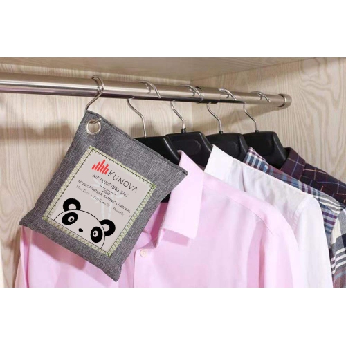 Kunova 8 Pack - 200g Each Activated Bamboo Charcoal Deodorizer Natural, Odor Absorber, Odor Neutralizer