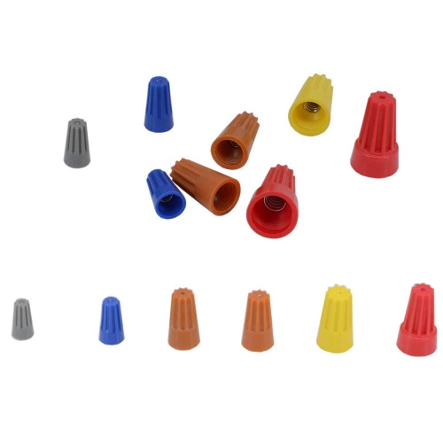 Stanz 158PCS Wire Connector Screw Terminal Wire nut Cap Connecting Cap 16-22/16-20/14-18/10-14AWG