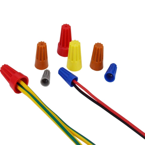 Stanz 158PCS Wire Connector Screw Terminal Wire nut Cap Connecting Cap 16-22/16-20/14-18/10-14AWG