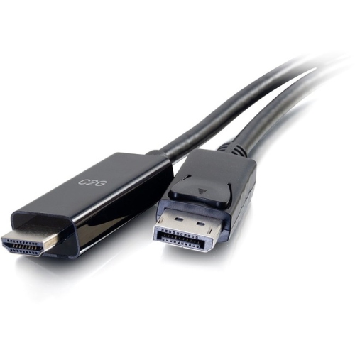 CABLES TO GO  C2G 10Ft Displayport to HDMI Adapter Cable - 4K Cable In Black