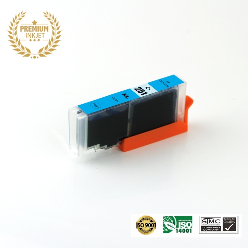 ULTRA INK  New Canon Cli-251Xl C Inkjet Cartridge Online Only In Cyan