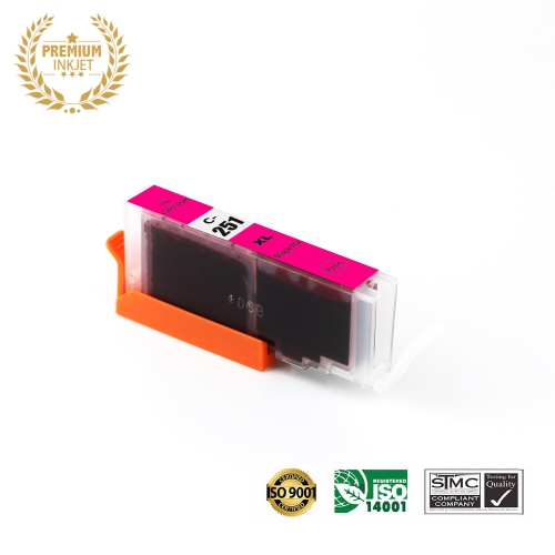 ULTRA INK  New Canon Cli-251Xl M Inkjet Cartridge Online Only In Magenta