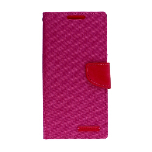 Pour Samsung Note 10 plus Goosphery Canvas Diary, rose