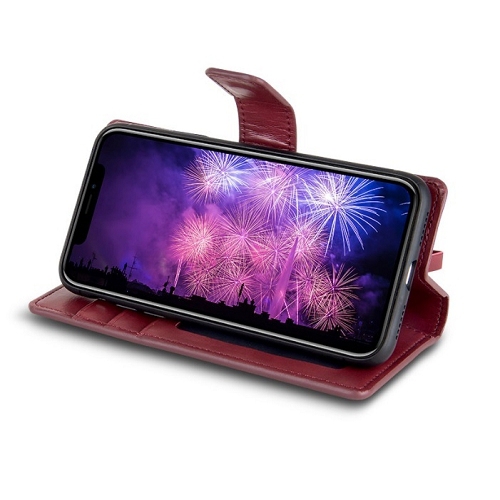 For Iphone XS Max Goospery Detachable Case, Burgundy