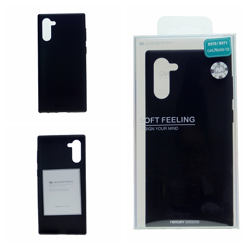 For Samsung Note 10 Goosepry Soft Feeling, Black
