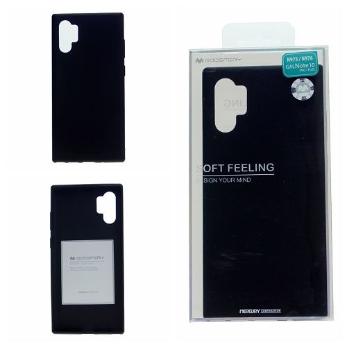 For Samsung Note 10 Plus Goosepry Soft Feeling, Black