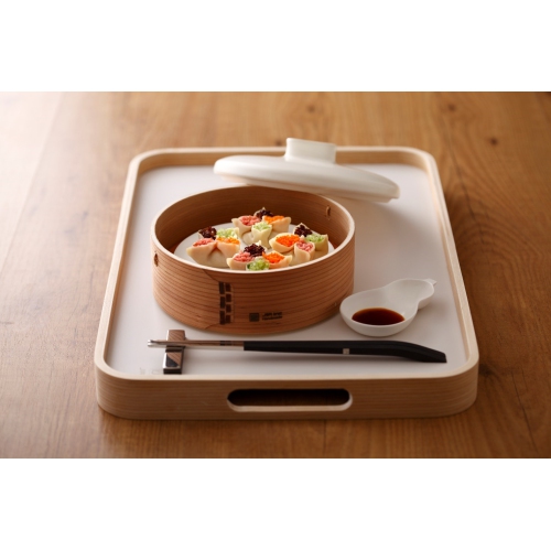 JIA Inc. Large Steam Basket, 24cm, Cedar wood