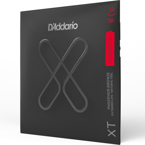 Cordes de guitare acoustique en bronze phosphoreux XT d’Addario - moyen