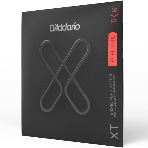 Cordes de guitare électrique nickelées XT d’Addario - 10-52