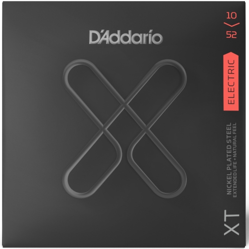 Cordes de guitare électrique nickelées XT d’Addario - 10-52