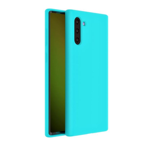 PANDACO Soft Shell Matte Mint Blue Case for Samsung Galaxy Note 10