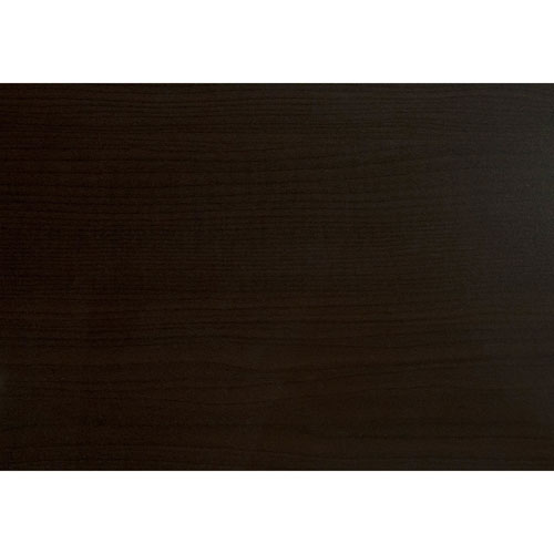 Monarch Computer Desk with Drawers & Shelf - Cappuccino/Gold