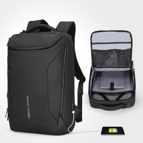 Mark Ryden "NAVARRO II 2 Pocket" Business & Travel USB Charging laptop Backpack, Ergonomic Straps, Anti-Theft Pocket