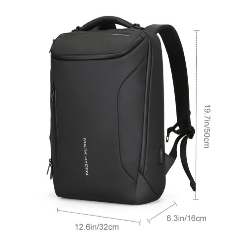 Mark Ryden "NAVARRO II 2 Pocket" Business & Travel USB Charging laptop Backpack, Ergonomic Straps, Anti-Theft Pocket