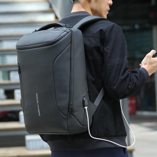 Mark Ryden "NAVARRO II 2 Pocket" Business & Travel USB Charging laptop Backpack, Ergonomic Straps, Anti-Theft Pocket