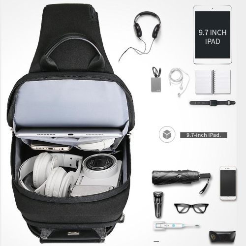 Mark Ryden "CURRENT MINI" usb charging w/ anti theft pocket, Oxford material, fits 9.7" tablet