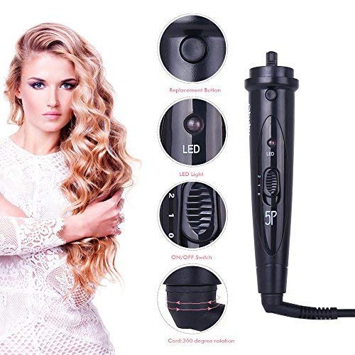 ohuhu 5 in 1 curling iron wand set