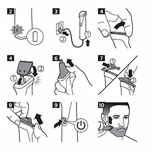 Philips Norelco Multi Groomer MG7770/49-25 Piece, Beard, Body, face, Nose, and Ear Hair Trimmer, Shaver, and Clipper