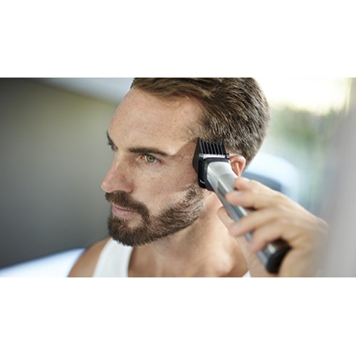 Philips Norelco Multi Groomer MG7770/49-25 Piece, Beard, Body, face, Nose, and Ear Hair Trimmer, Shaver, and Clipper