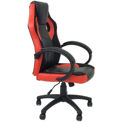 Meubles Nicer Reclining Racing Chaise de jeu avec Inclinez et Armest Rouge