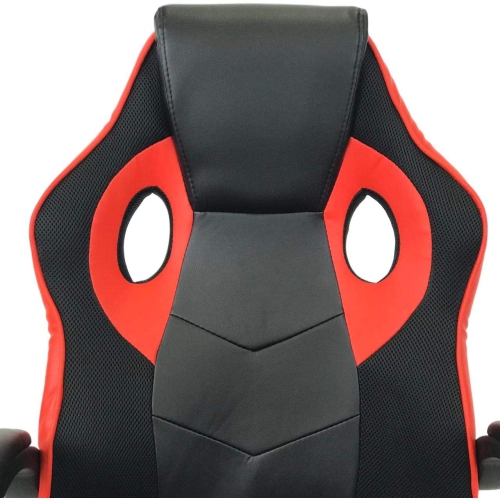 Meubles Nicer Reclining Racing Chaise de jeu avec Inclinez et Armest Rouge