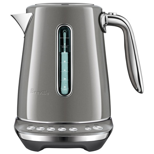Breville Smart Kettle Luxe Programmable Electric Kettle - 1.7L - Smoked Hickory