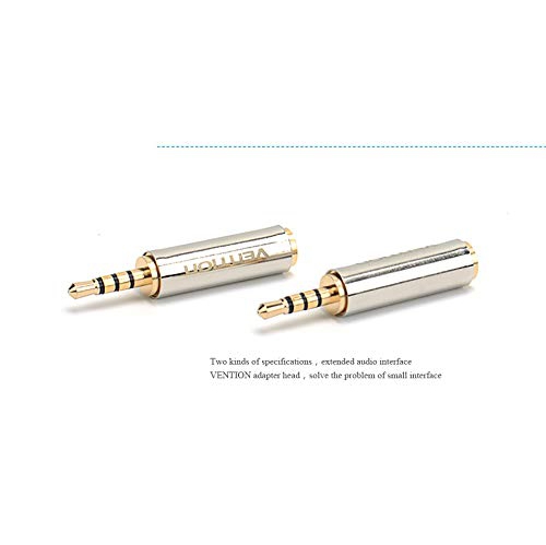 Vention 3.5mm Female to 2.5mm Male Audio Adapter Converter Premium Quality Headphone Earphone Headset 2.5mm to 3.5mm 3