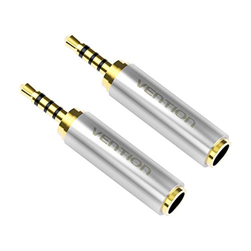 Vention 3.5mm Female to 2.5mm Male Audio Adapter Converter Premium Quality Headphone Earphone Headset 2.5mm to 3.5mm 3